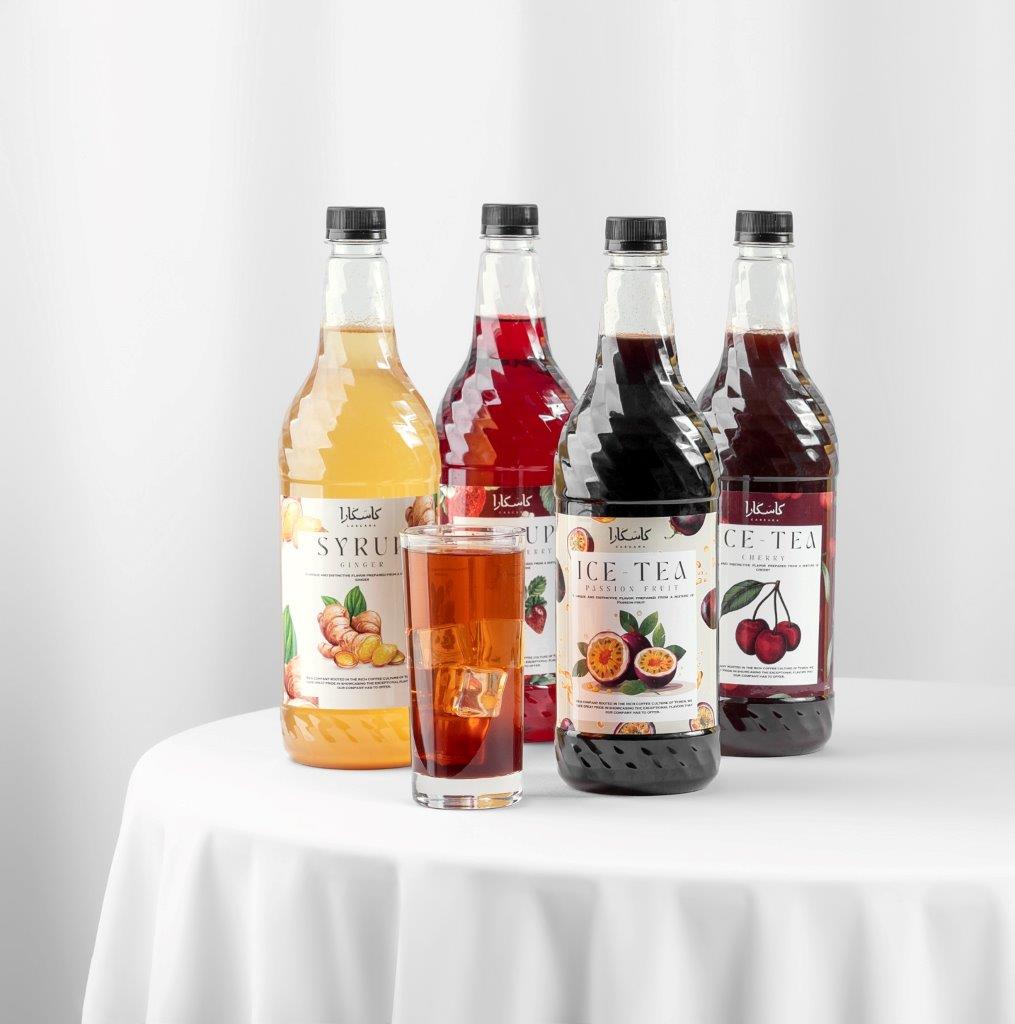 سيروب شاي (خوخ - باشن ) كاسكار 1 لتر