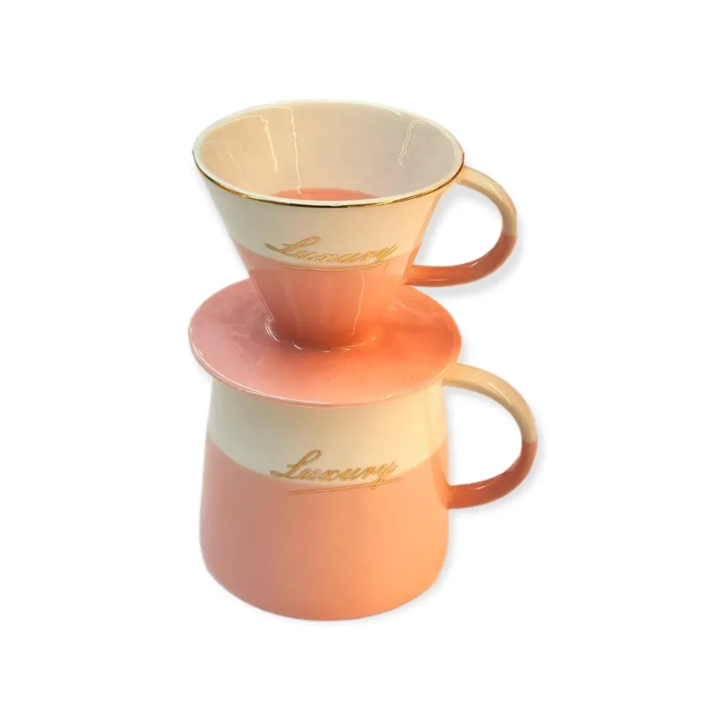 Colored Ceramic Funnel and Server Size 01