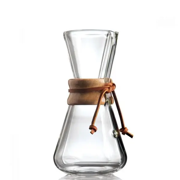 Chemix Glass Bottle with Wooden Handle 600 ml
