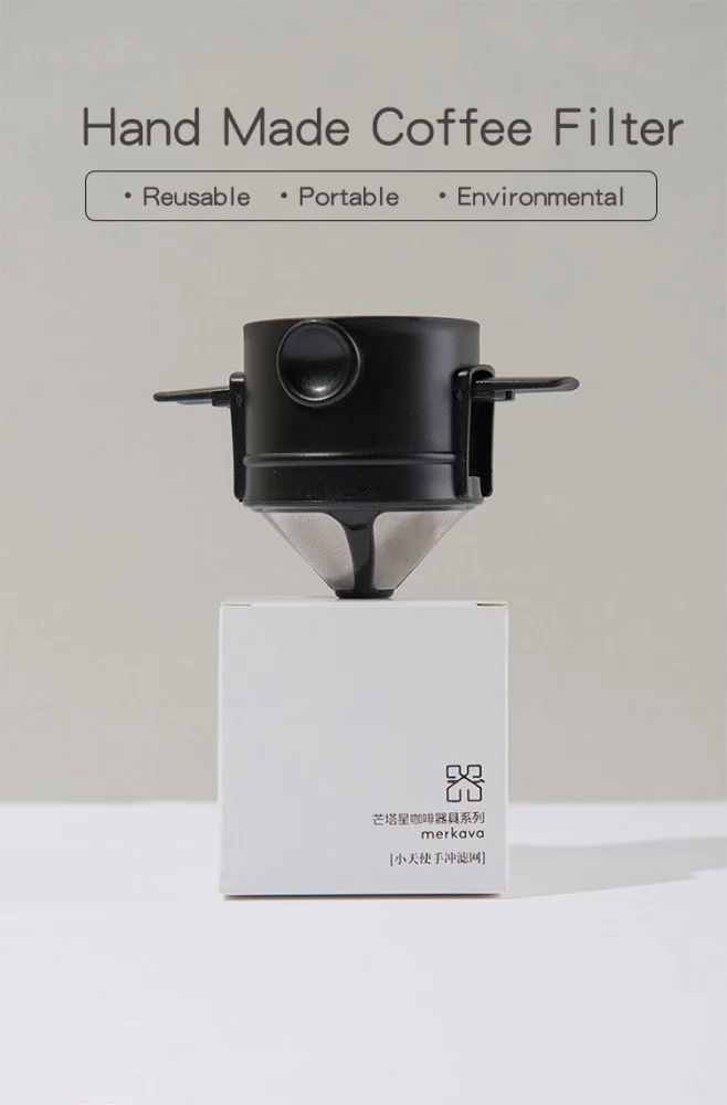 Drip Coffee Filter Stainlees steel Portable 304 Merkava